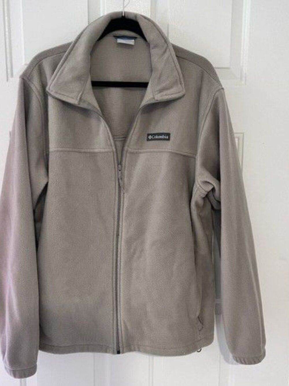 Columbia Steens Mountain 2.0 Full Zip Fleece Jacket Mens XL Canteen Gray Green